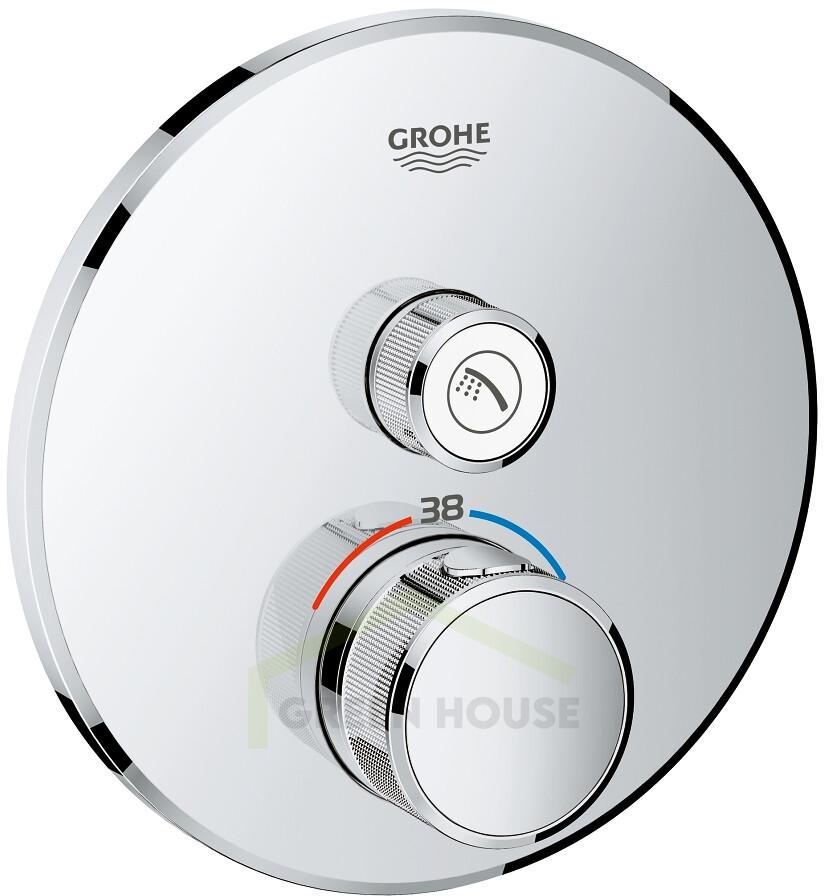 Смеситель скрытого монтажа Grohe Grohtherm SmartControl с термостатом 29118000