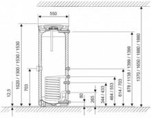 Бойлер косвенного нагрева Bosch WST 160-5B 8718543064-1