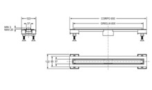 Душевой лоток Bonomini Canalissima L 60 см 6825KX60S-1