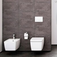 Унитаз подвесной Vitra Metropole с бидеткой в комплекте с инсталляцией Grohe Rapid SL и сиденьем микролифт 38772001+7672B003-1687+90-003-009-7