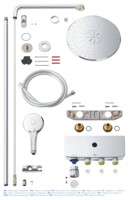 Душевая система Grohe Euphoria Smartcontrol System 310 Duo с термостатом 26507000-13