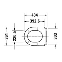 Унитаз подвесной Duravit D-Neo с сиденьем Soft Close 2577090000+21690000-15
