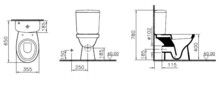 Унитаз-компакт Vitra Norm Fit 9844B099-7200-1