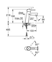 Смеситель для умывальника Grohe Concetto 23451001-1