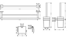 Набор аксессуаров Hansgrohe Logis UA 41727000-1