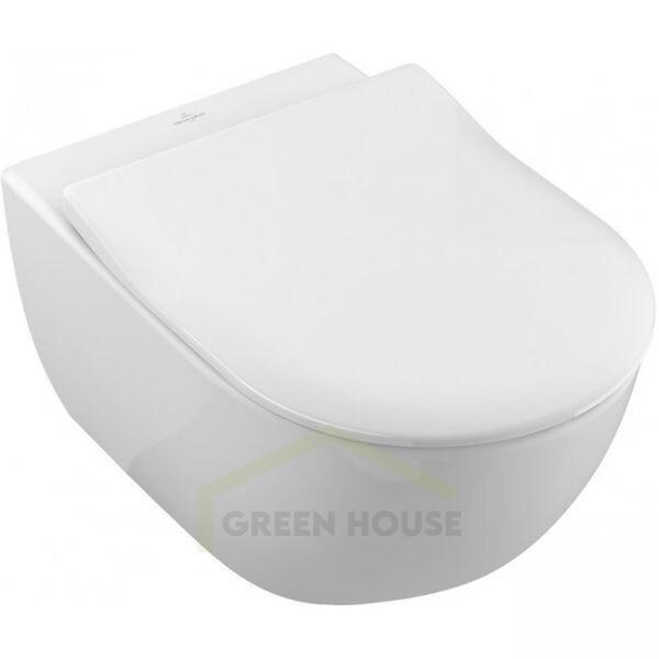Унитаз подвесной Villeroy & Boch Subway 2.0 с сиденьем микролифт 5614R201