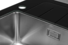 Кухонная мойка Zorg со стеклом GS 6250 black-3