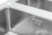 Кухонная мойка Zorg GS 6750-2 белая со стеклом-3