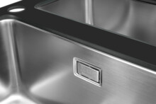 Кухонная мойка Zorg GS 7850-2 черная со стеклом-2