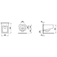 Унитаз подвесной Laufen Pro S Rimless 8209620000001-1