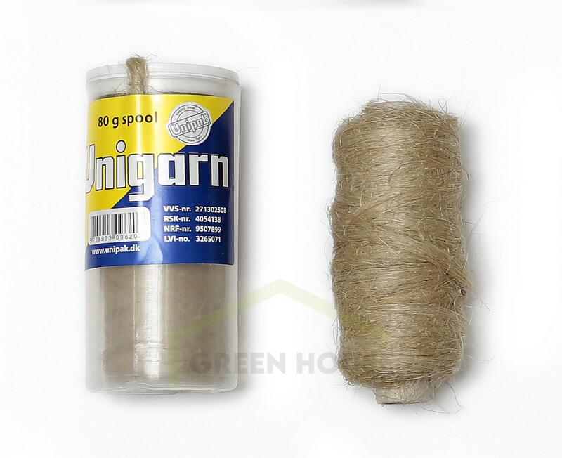 Лен сантехнический Unipak "UNIGARN" катушка (шпуля) 80г в пласт.упак. 1500810