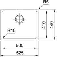 Мойка из искусственного камня Franke SID 110-50 кофе 125.0443.354-1