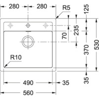 Мойка из искусственного камня Franke SID 610 кофе 114.0443.345-1