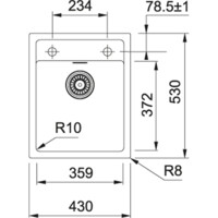 Мойка из искусственного камня Franke SID 610-40 полярный белый 114.0489.179-1
