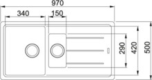 Кухонная мойка Franke BFG 651 графит 114.0259.949-1