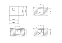 Кухонная мойка Teka FLEXLINEA RS15 40.40 SQ 115000014-1