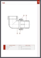 Соединитель угловой Itap с накидной гайкой никел ДУ15 162 1620012-2