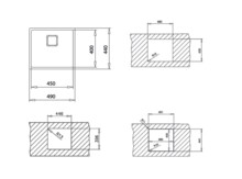 Кухонная мойка Teka FLEXLINEA RS15 45.40 SQ 115000013-3