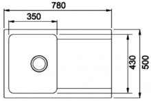Мойка из искусственного камня Franke OID 611-78 серый 143.0603.812-1