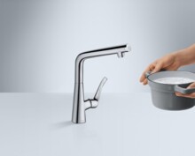 Смеситель для кухни Hansgrohe Metris 14821000-3