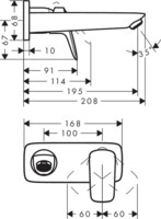 Смеситель с изливом Hansgrohe Logis 71220000-1