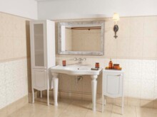 Декор Vitra Fresco 25X40 кремовый цветочный матовая (1BM2ZVTI2S), м2 K085490-1