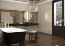 Керамическая плитка Vitra Ethereal 45X45 коричневый, лаппато, ректификат K935923LPR, м2 K935923LPR-1