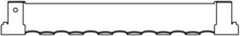 Крючок Terma SIMPLE 500 розовый WRWSIM004FRC-3