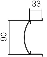 Крючок Terma SIMPLE 500 розовый WRWSIM004FRC-1