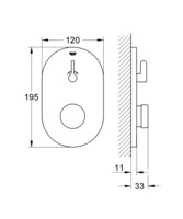 Смеситель скрытого монтажа Grohe Eurosmart Cosmopolitan S 36321000-1
